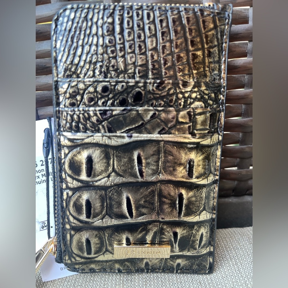 NWT Brahmin LENNON ONYX Wallet
